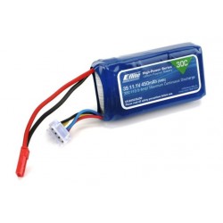 E-flite Batteria Li-Po 3S 11,1V 450mAh 30C 18AWG (art. EFLB4503SJ30)