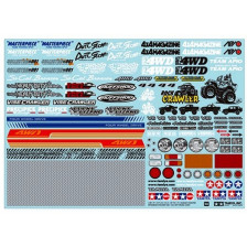 Tamiya RC Sponser Sticker Set - Off Road Car (art. TO54630)