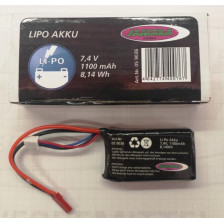 Jamara Batteria Li-Po 7,4V 1100mAh per Sparkle e Flyscout (art. 059036)