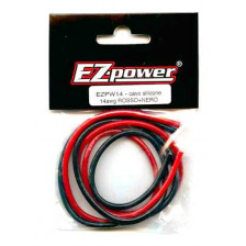 EZpower Cavo silicone 14 AWG 3,2mm Rosso-Nero 1mt (art. EZPW14)