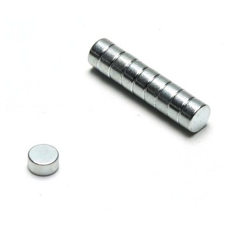 Pichler Magneti Diametro 6mm Spessore 3mm 10 pezzi (art. C4742)