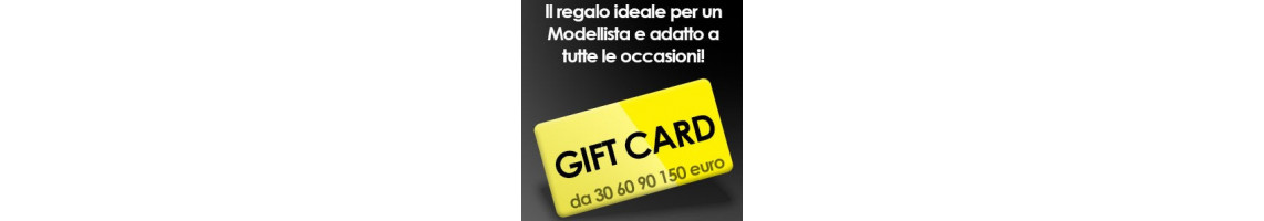 Gift Card e Buono Regalo per Modellismo RC e Statico - Regalo Perfetto