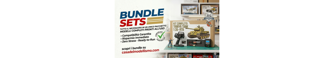Bundle Modellismo RC: Kit Completi e Modelli Pronti all'Uso