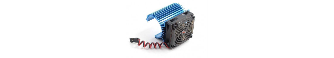 Ventole e Dissipatori RC: Raffreddamento Motore Brushless, ESC, Heatsink