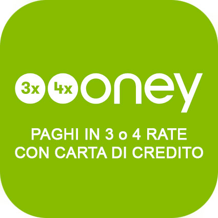 ONEY Pagamento in 3 - 4 rate con carta di credito