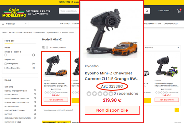 Ordine telefonico o fax