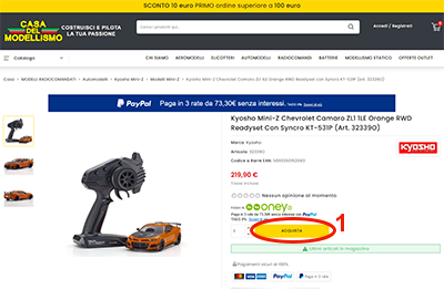 Acquisto online